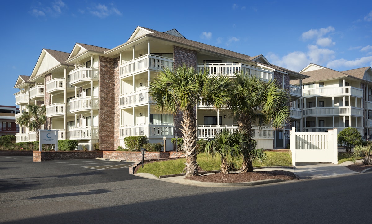 The Chelsea villas at Caribbean Resort and Villas, with balconies on every floor